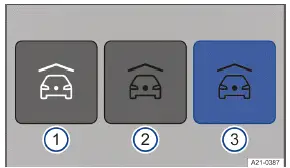 Volkswagen ID.3 Abb. 2 Infotainment-System: Parkplätze ohne Navigation.