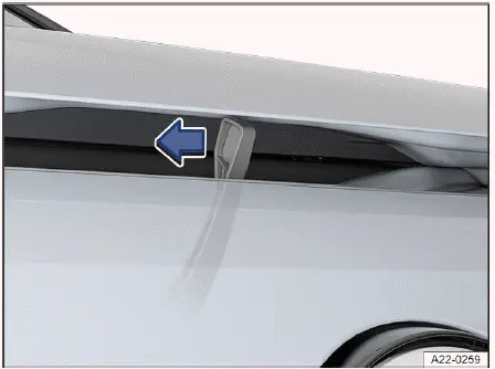 Volkswagen ID.4 Frontklappe Öffnungshebel Position Motorhaube öffnen