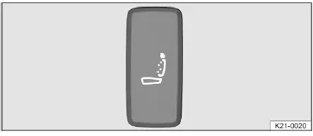 Volkswagen ID.4 Massage Funktion Sitz Bedienelement Fahrer Sitzkomfort