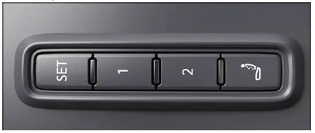 Volkswagen ID.4 Memory-Tasten am Fahrersitz Position und Bedienung