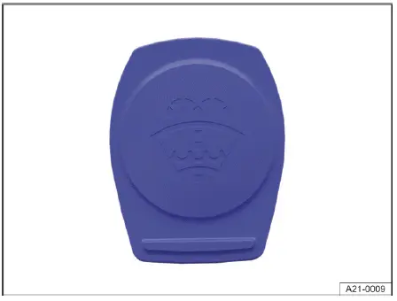 Volkswagen ID.4 Behälter Scheibenwaschwasser Frontraum Deckel Position