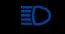 Volkswagen ID.4 high beam headlight active indicator icon