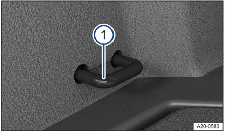 Volkswagen ID.4 Verzurrösen im Gepäckraum zur sicheren Ladungssicherung