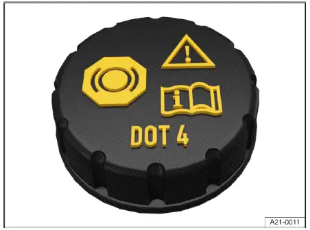 Volkswagen ID.4 Bremsflüssigkeitsbehälter Position im Frontraum