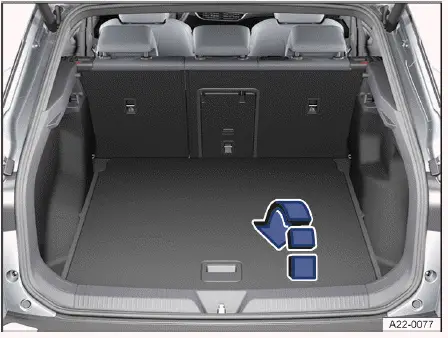 Volkswagen ID.4 zweiter Gepäckraumboden öffnen
